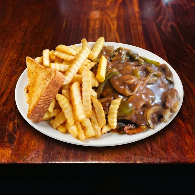 Kids Hamburger Steak.