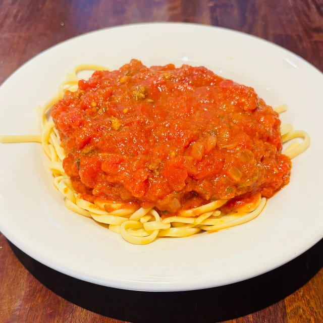 Kids Spaghetti with Meat Sauce.